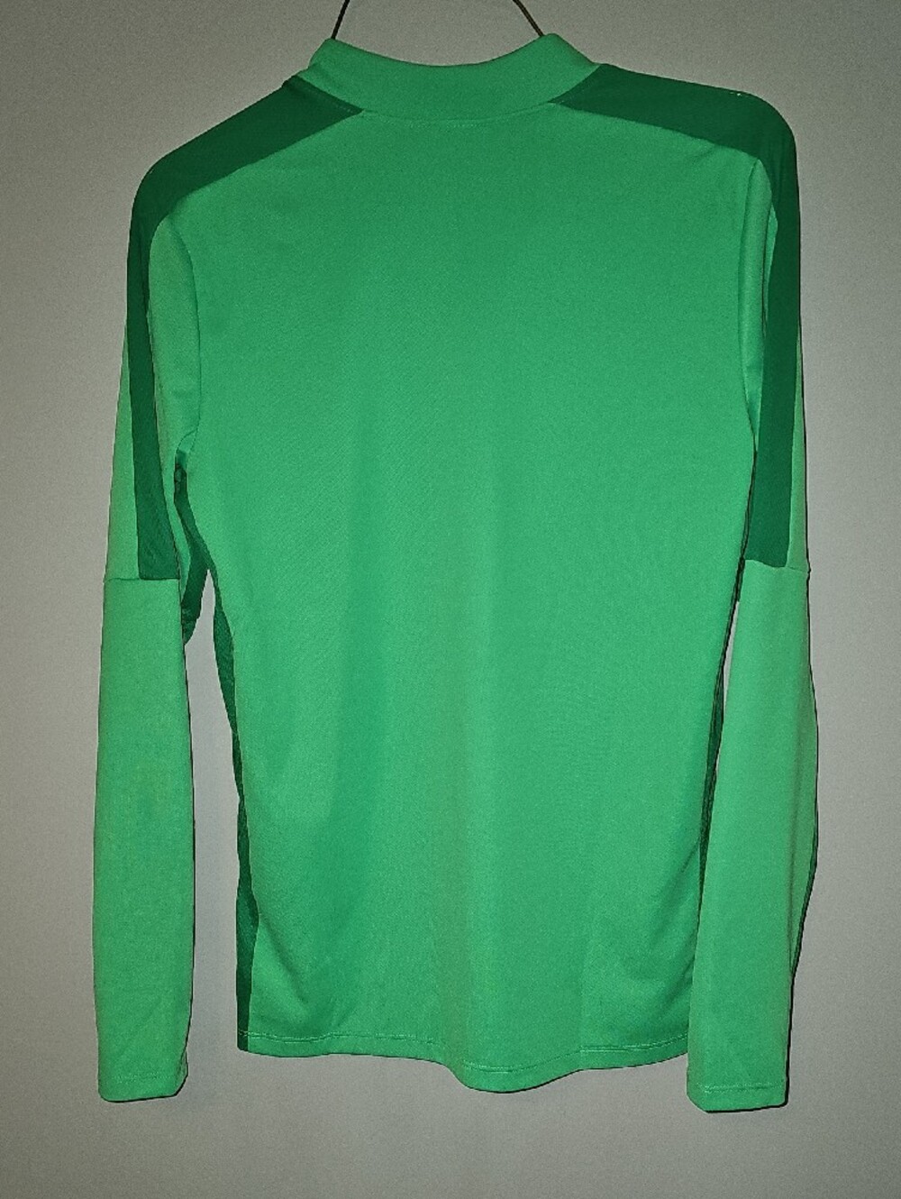 Nike Women's Kids Bright Green 1/4 Zip Athletic Top Large Kids Small Woman - Picture 4 of 4